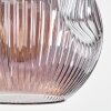 Ripoll Hanglamp, Kogellampje, Hanglamp Rookkleurig, 1-licht