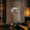 Ripoll Hanglamp, Kogellampje, Hanglamp Chroom, Duidelijk, Rookkleurig, 1-licht