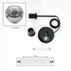 Ripoll Hanglamp, Kogellampje, Hanglamp Chroom, Duidelijk, Rookkleurig, 1-licht