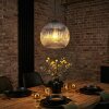Ripoll Hanglamp, Kogellampje, Hanglamp Duidelijk, Rookkleurig, 1-licht