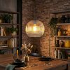 Ripoll Hanglamp, Kogellampje, Hanglamp Amber, Duidelijk, 1-licht