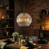 Ripoll Hanglamp, Kogellampje, Hanglamp Amber, Duidelijk, 1-licht
