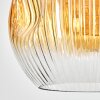 Ripoll Hanglamp, Kogellampje, Hanglamp Amber, Duidelijk, 1-licht