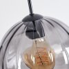 Koyoto Hanglamp, Kogellampje, Hanglamp Amber, Rookkleurig, 3-lichts