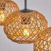 Mulstrand Hanglamp, Hanglamp Natuurlijke kleuren, 3-lichts