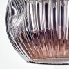 Ripoll Hanglamp, Kogellampje, Hanglamp Chroom, Rookkleurig, 1-licht