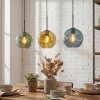 Ripoll Hanglamp, Kogellampje, Hanglamp Blauw, Goud, Groen, 3-lichts