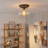 Koyoto Plafondlamp, Kogellampje 25 cm Duidelijk, 1-licht