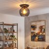 Koyoto Plafondlamp, Kogellampje 25 cm Rookkleurig, 1-licht