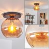 Koyoto Plafondlamp, Kogellampje 25 cm Amber, 1-licht
