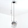 Ripoll Hanglamp, Kogellampje, Hanglamp Duidelijk, Rookkleurig, 1-licht