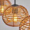 Mulstrand Hanglamp, Hanglamp Bruin, 3-lichts