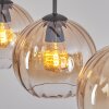 Koyoto Hanglamp, Hanglamp Amber, Duidelijk, 3-lichts