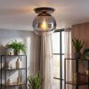 Koyoto Plafondlamp, Kogellampje 25 cm Duidelijk, Rookkleurig, 1-licht