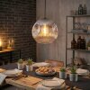 Ripoll Hanglamp, Kogellampje, Hanglamp Duidelijk, Rookkleurig, 1-licht