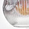 Ripoll Hanglamp, Kogellampje, Hanglamp Duidelijk, Rookkleurig, 1-licht
