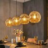 Ripoll Hanglamp, Kogellampje, Hanglamp Goud, 4-lichts