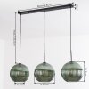 Koyoto Hanglamp, Kogellampje, Hanglamp 30 cm Groen, 3-lichts