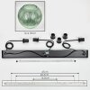 Koyoto Hanglamp, Kogellampje, Hanglamp 30 cm Groen, 3-lichts