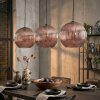 Koyoto Hanglamp, Kogellampje, Hanglamp 30 cm Koperkleurig, 3-lichts