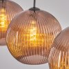 Koyoto Hanglamp, Kogellampje, Hanglamp 30 cm Koperkleurig, 3-lichts