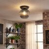 Koyoto Plafondlamp, Kogellampje 25 cm Blauw, 1-licht