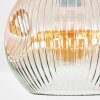 Ripoll Plafondlamp, Kogellampje Amber, Duidelijk, 1-licht