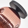 Ripoll Plafondlamp, Kogellampje Koperkleurig, 1-licht