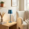Salgadinho Buiten tafellamp, Tafellamp LED Blauw, 1-licht