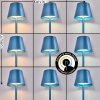 Salgadinho Buiten tafellamp, Tafellamp LED Blauw, 1-licht