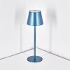 Salgadinho Buiten tafellamp, Tafellamp LED Blauw, 1-licht