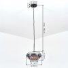 Mertola Hanglamp, Hanglamp Rookkleurig, 1-licht