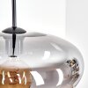 Mertola Hanglamp, Hanglamp Duidelijk, Rookkleurig, 1-licht