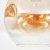 Ripoll Plafondlamp, Kogellampje Amber, Duidelijk, 1-licht