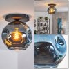 Ripoll Plafondlamp, Kogellampje Blauw, 1-licht