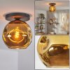 Ripoll Plafondlamp, Kogellampje Goud, 1-licht