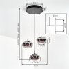 Ironel Hanglamp, Hanglamp LED Zwart, 1-licht