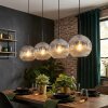 Ripoll Hanglamp, Kogellampje, Hanglamp Duidelijk, Rookkleurig, 4-lichts