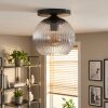 Koyoto Plafondlamp, Kogellampje 26 cm Duidelijk, Rookkleurig, 1-licht