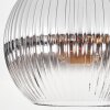 Koyoto Plafondlamp, Kogellampje 26 cm Duidelijk, Rookkleurig, 1-licht