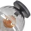 Koyoto Plafondlamp, Kogellampje 30 cm Rookkleurig, 1-licht
