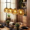 Ripoll Hanglamp, Kogellampje, Hanglamp Goud, Duidelijk, 4-lichts
