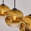 Ripoll Hanglamp, Kogellampje, Hanglamp Goud, Duidelijk, 4-lichts