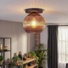 Koyoto Plafondlamp, Kogellampje 25 cm Koperkleurig, 1-licht