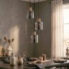 Mador Hanglamp, Hanglamp, Cluster hanglamp Natuurlijke kleuren, Zwart, 3-lichts