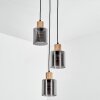 Mador Hanglamp, Hanglamp, Cluster hanglamp Natuurlijke kleuren, Zwart, 3-lichts
