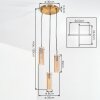 Velune Hanglamp, Hanglamp, Cluster hanglamp Goud, 3-lichts