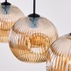 Ripoll Hanglamp, Kogellampje, Hanglamp Amber, 4-lichts