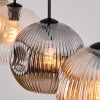 Ripoll Hanglamp, Kogellampje, Hanglamp Amber, Duidelijk, Rookkleurig, 4-lichts