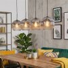 Ripoll Hanglamp, Kogellampje, Hanglamp Duidelijk, Rookkleurig, 4-lichts
